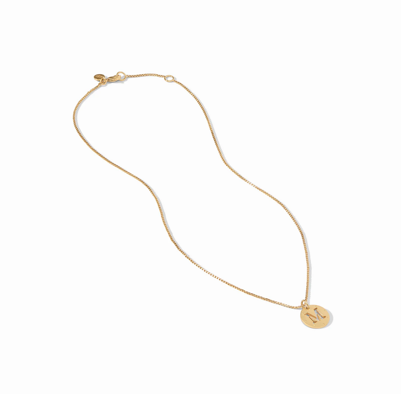 Julie Vos Monogram Delicate Necklace