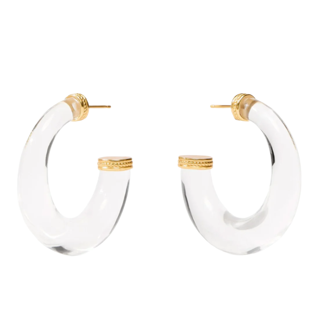 Julie Vos Madison Statement Hoop, Clear
