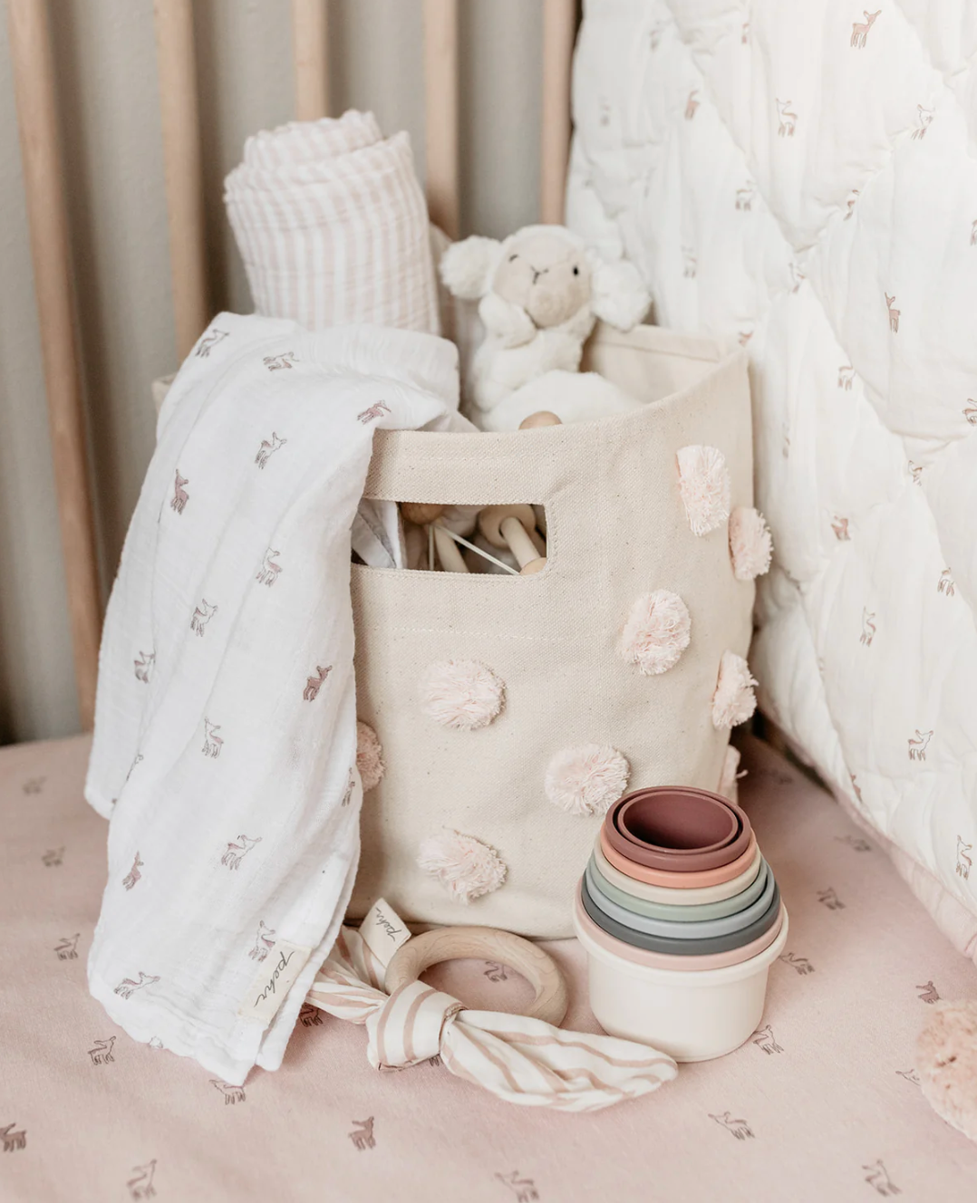 Pehr Pom Pom Storage, Blush