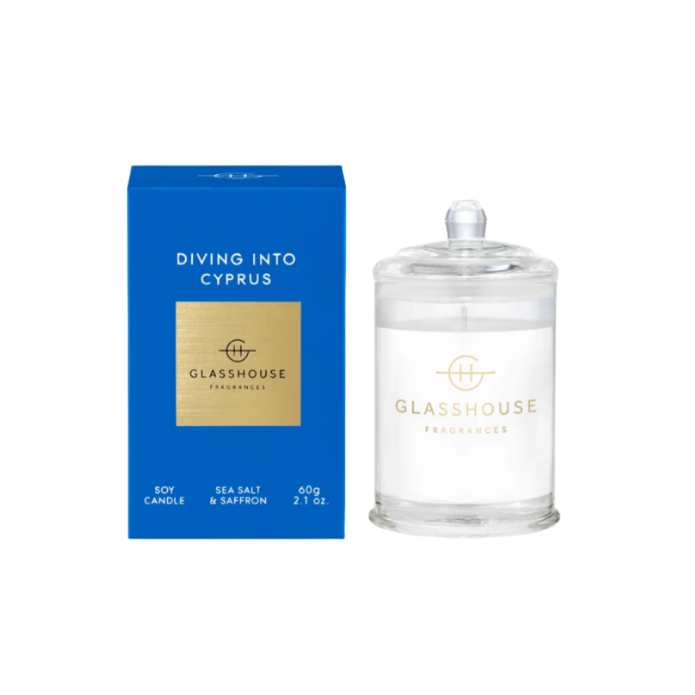 Glasshouse Diving Into Cyprus Candle