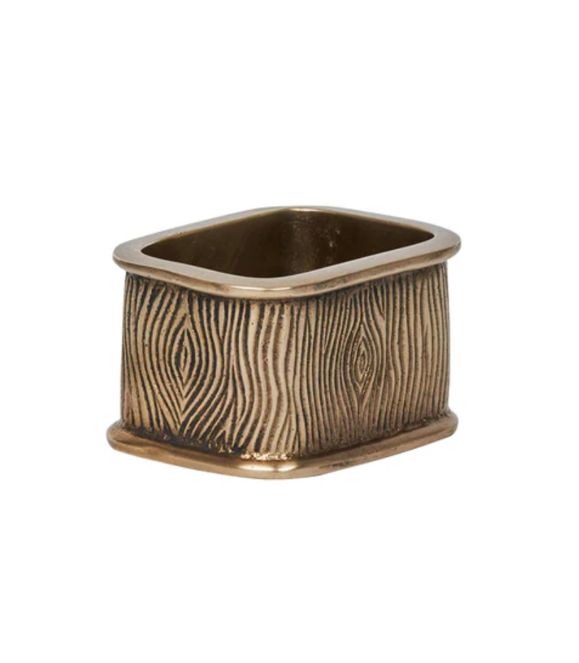 Juliska Blenheim Oak Brass Napkin Ring