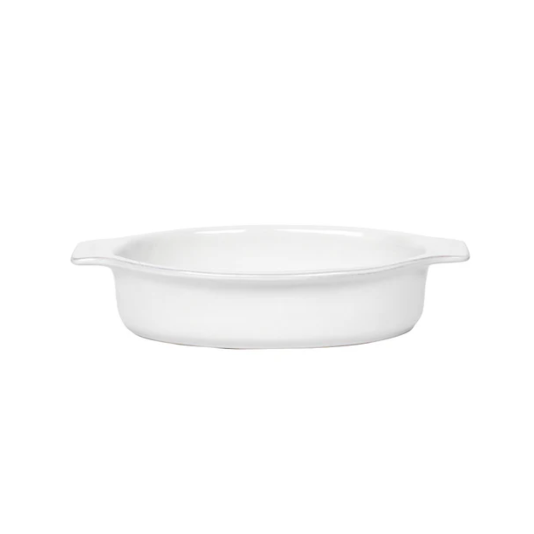 Juliska Puro 12" Oval Baker, Whitewash