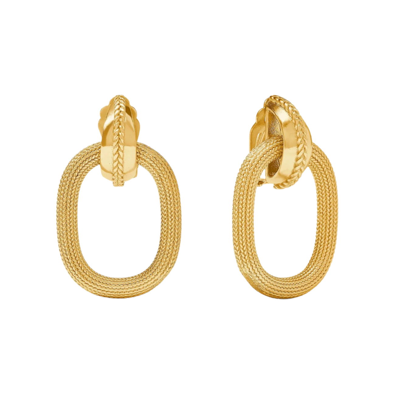 Julie Vos Cheval Doorknocker Clip Earring