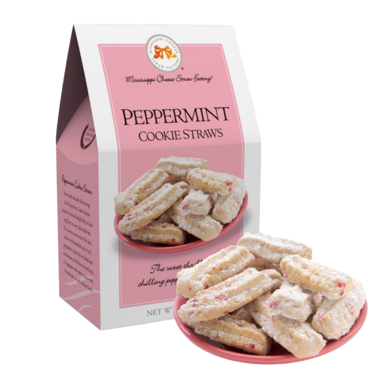 Peppermint Cookie Mississippi Straws 5.5 Oz