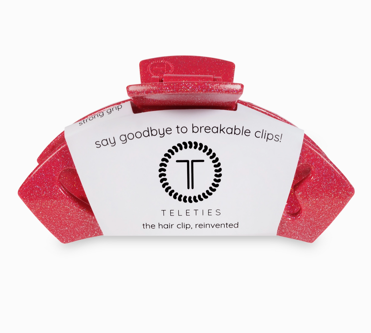 Teleties Red Sweet Talker Large Hair Clip