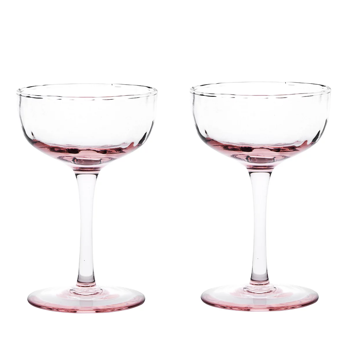 Juliska Blush Puro Cocktail Coupe, Set of 2