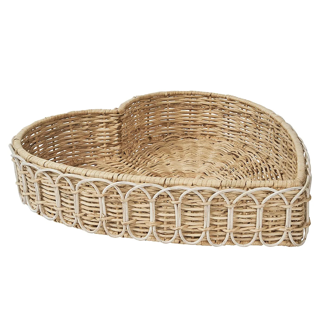 Juliska Provence Rattan 16" Heart Tray