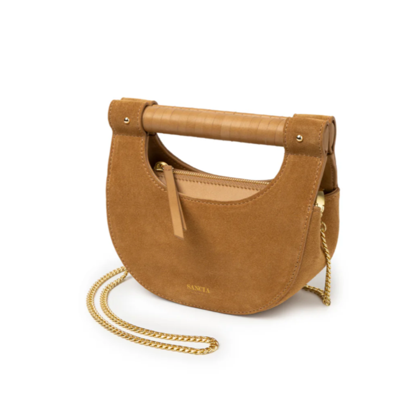 The Cybil Halfmoon in Latte