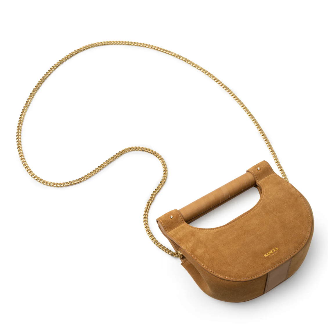 The Cybil Halfmoon in Latte