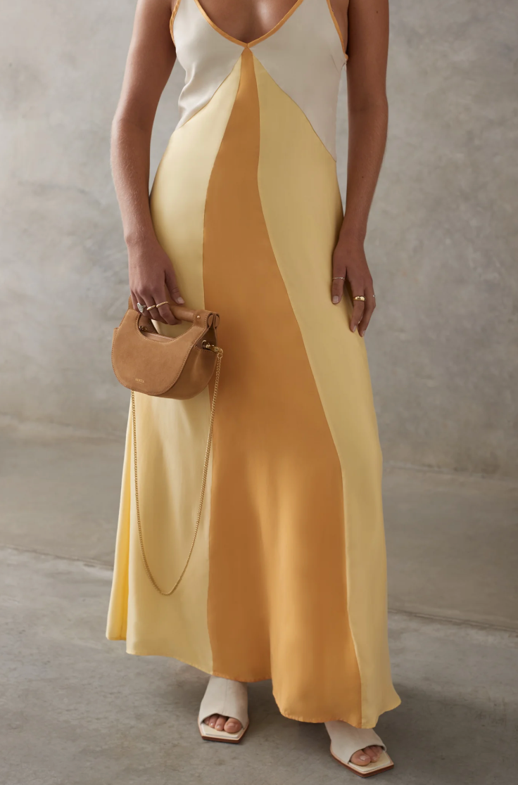 The Cybil Halfmoon in Latte