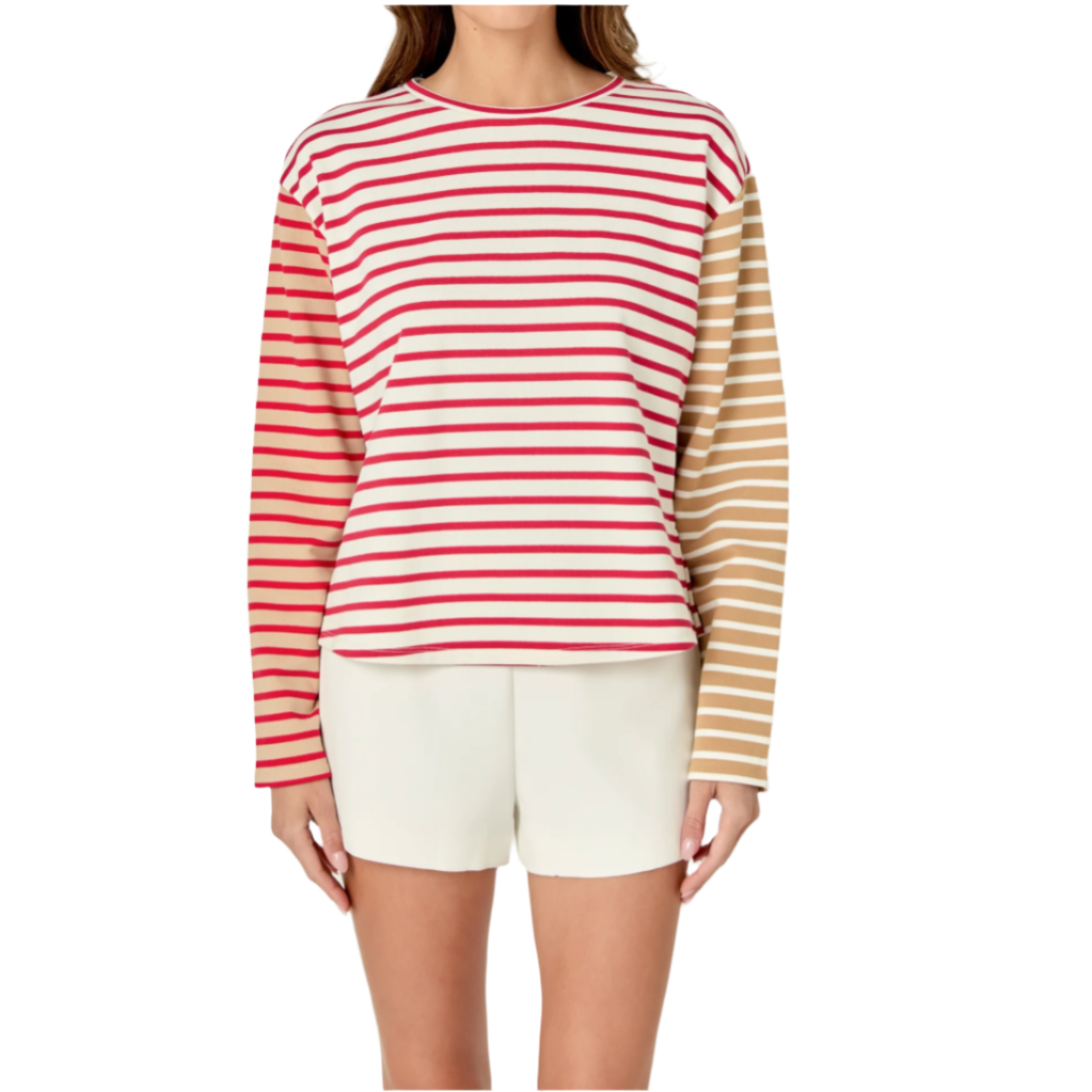 Stripe Color Block Top