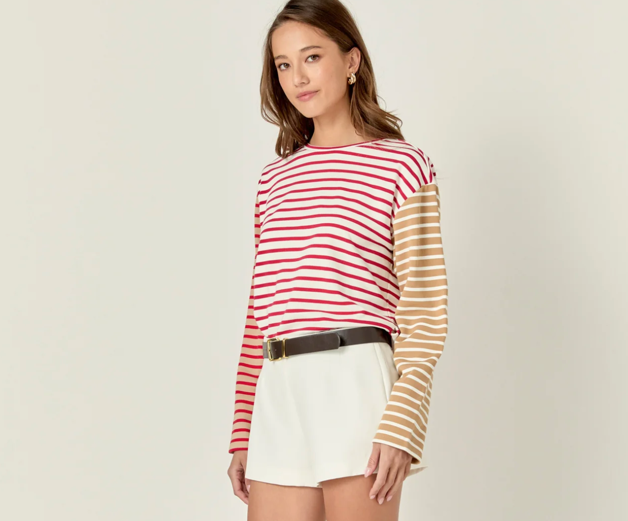 Stripe Color Block Top