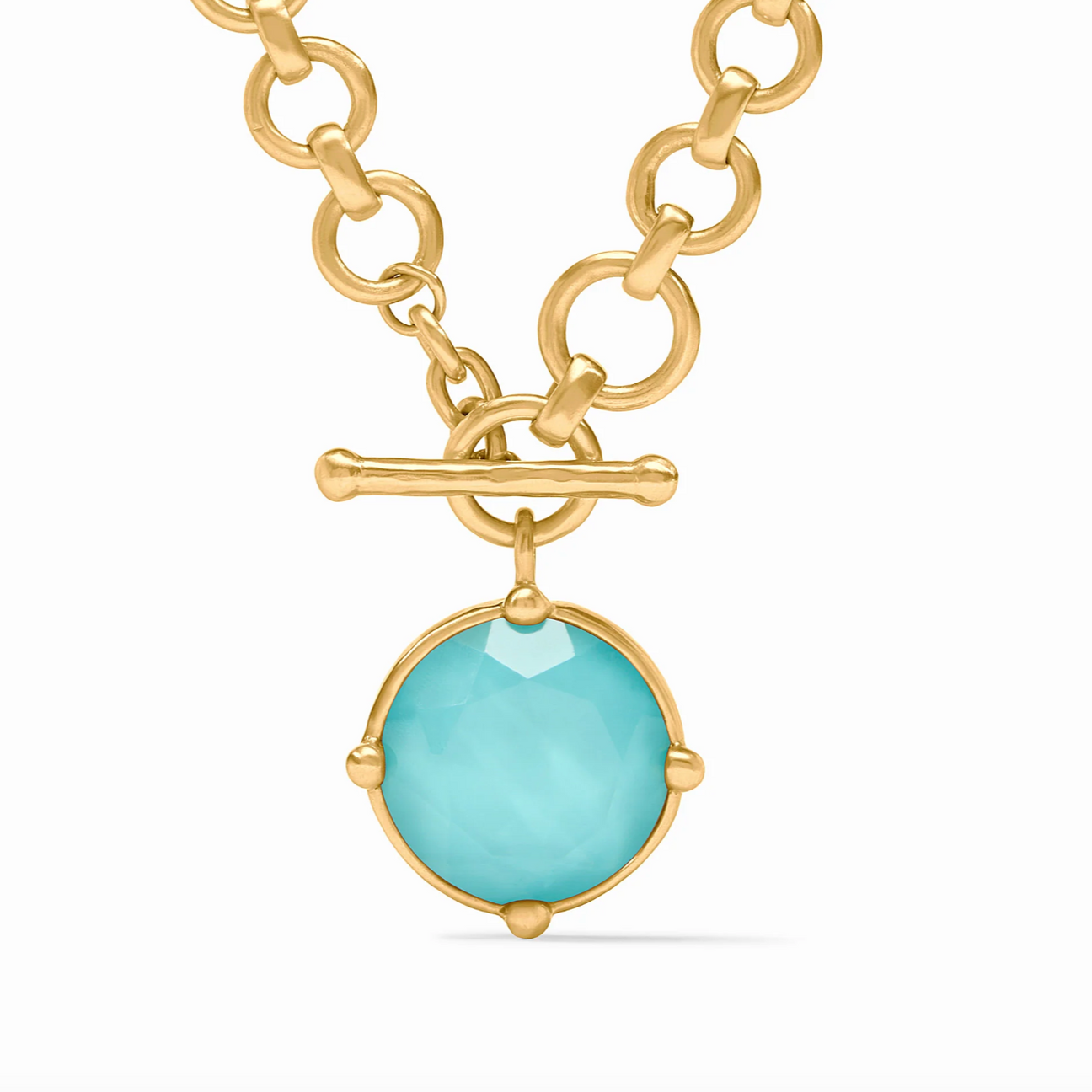 Julie Vos Honeybee Demi Necklace, Bahamian Blue