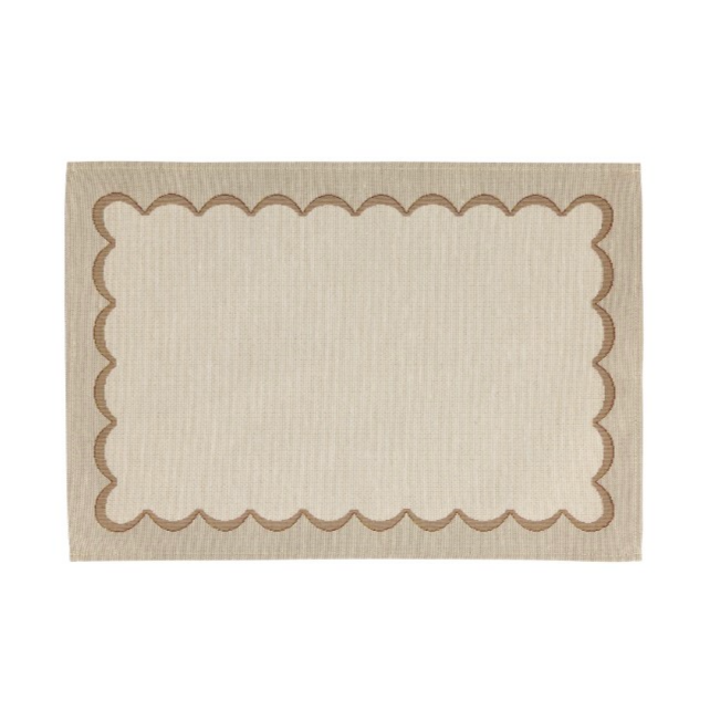 VIETRI Tavola Natural Scalloped Placemats