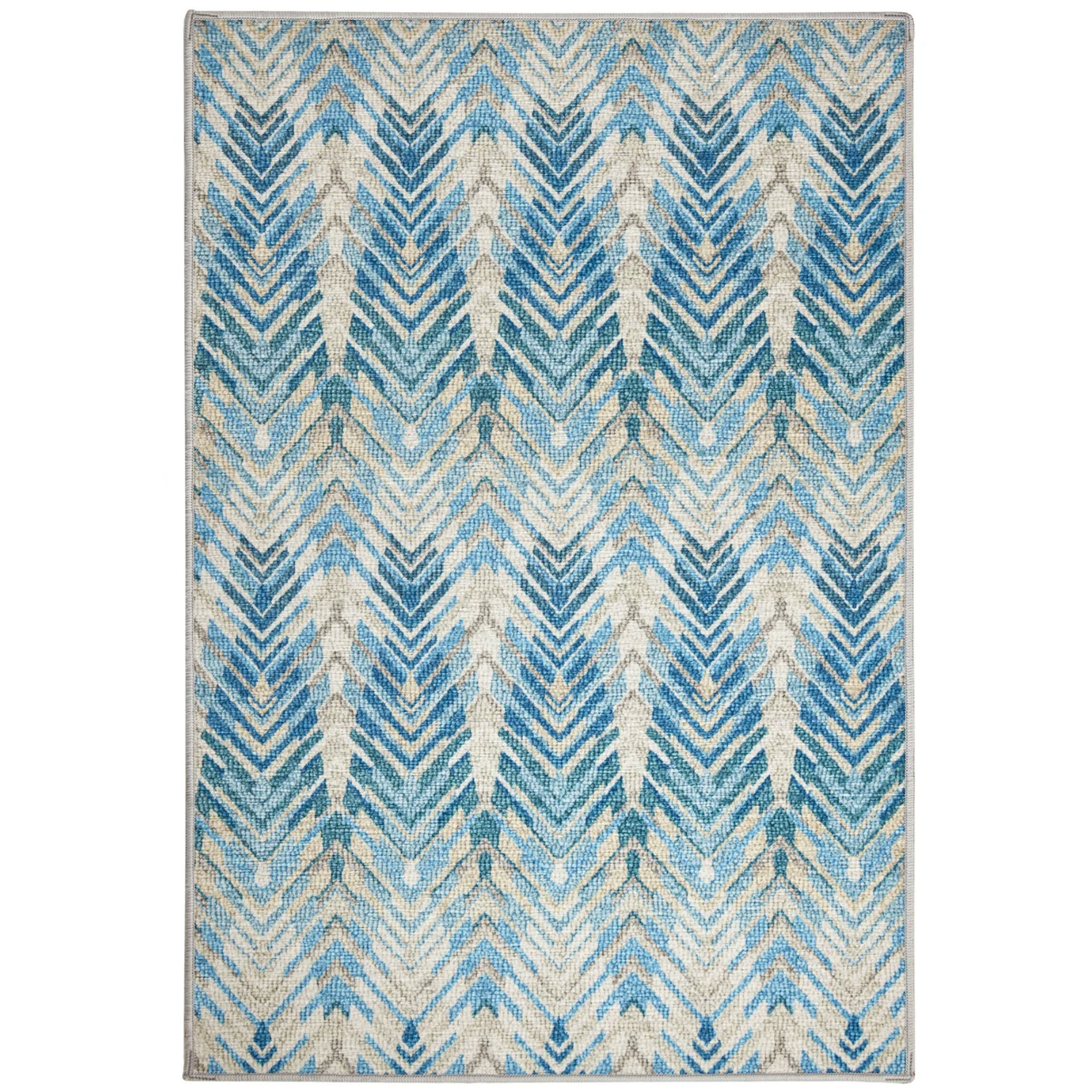Dash & Albert Seneca Blue Washable Rug