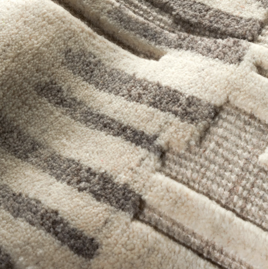Dash & Albert Hicks Natural Hand Knotted Wool Rug