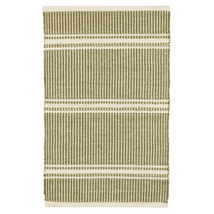 Dash & Albert Malta Sage Woven Wool Rug