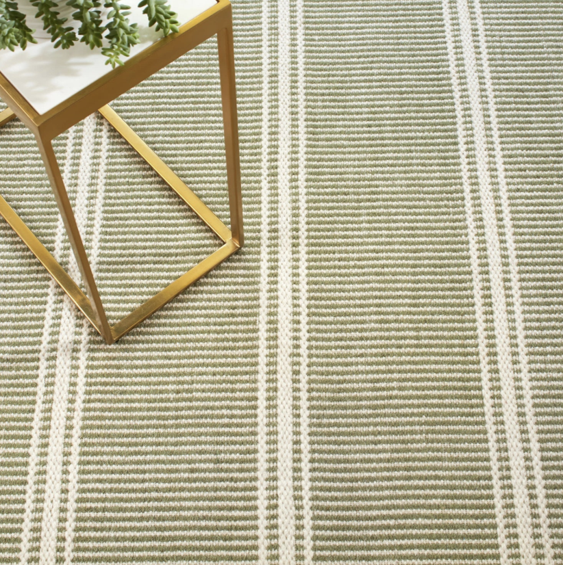 Dash & Albert Malta Sage Woven Wool Rug