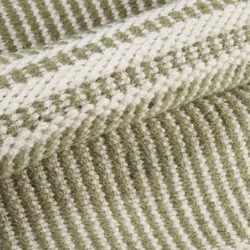 Dash & Albert Malta Sage Woven Wool Rug