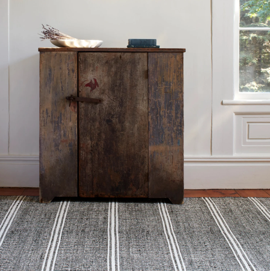 Dash & Albert Malta Woven Wool Rug, Black