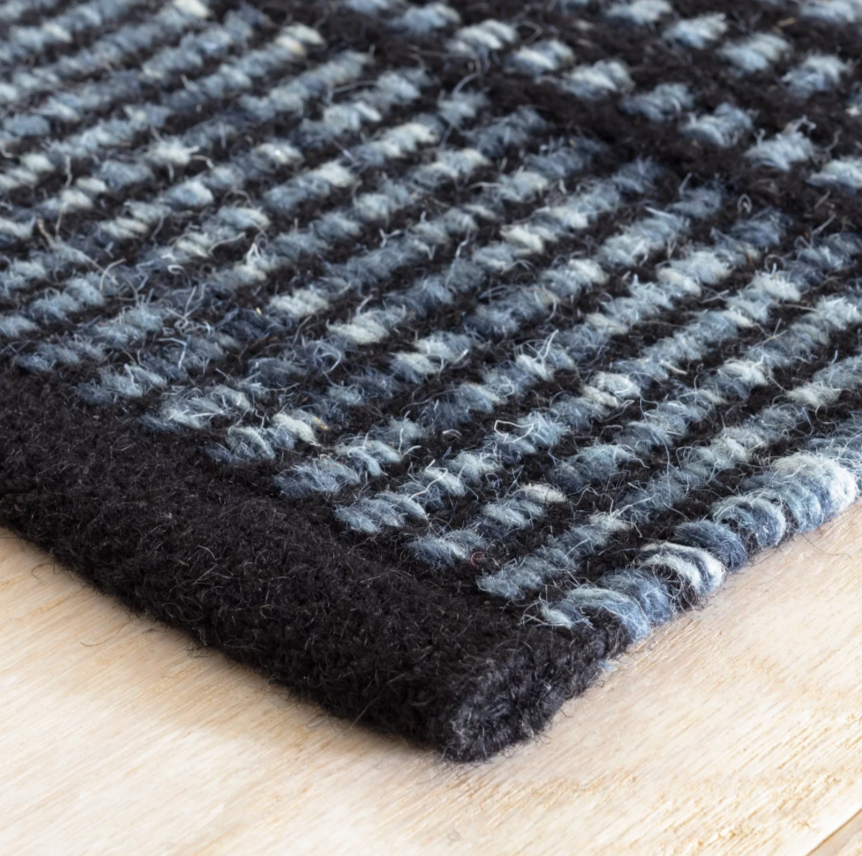 Dash & Albert Malta Woven Wool Rug, Navy