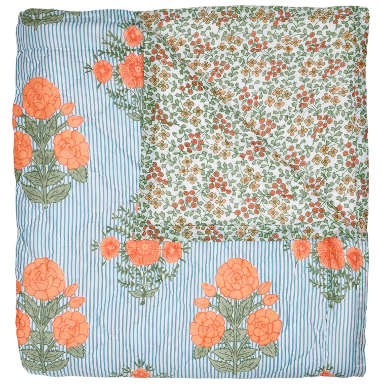 John Robshaw Bipin Tangerine Quilt