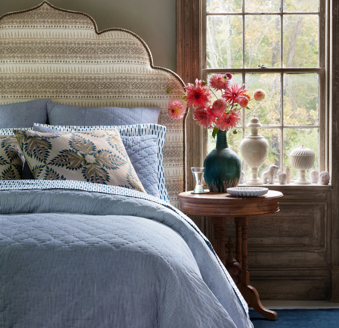 John Robshaw Nandi Indigo Quilt