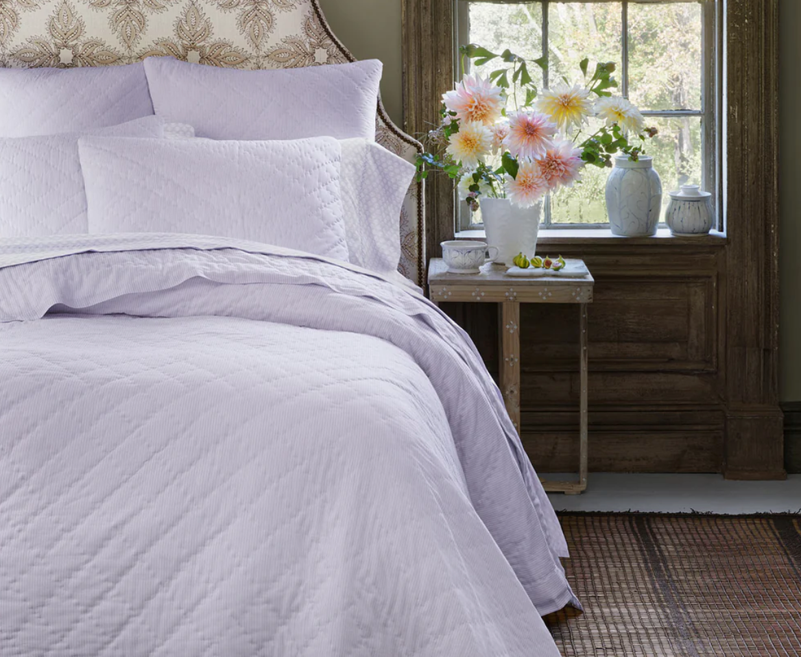 John Robshaw Nandi Lavender Quilt