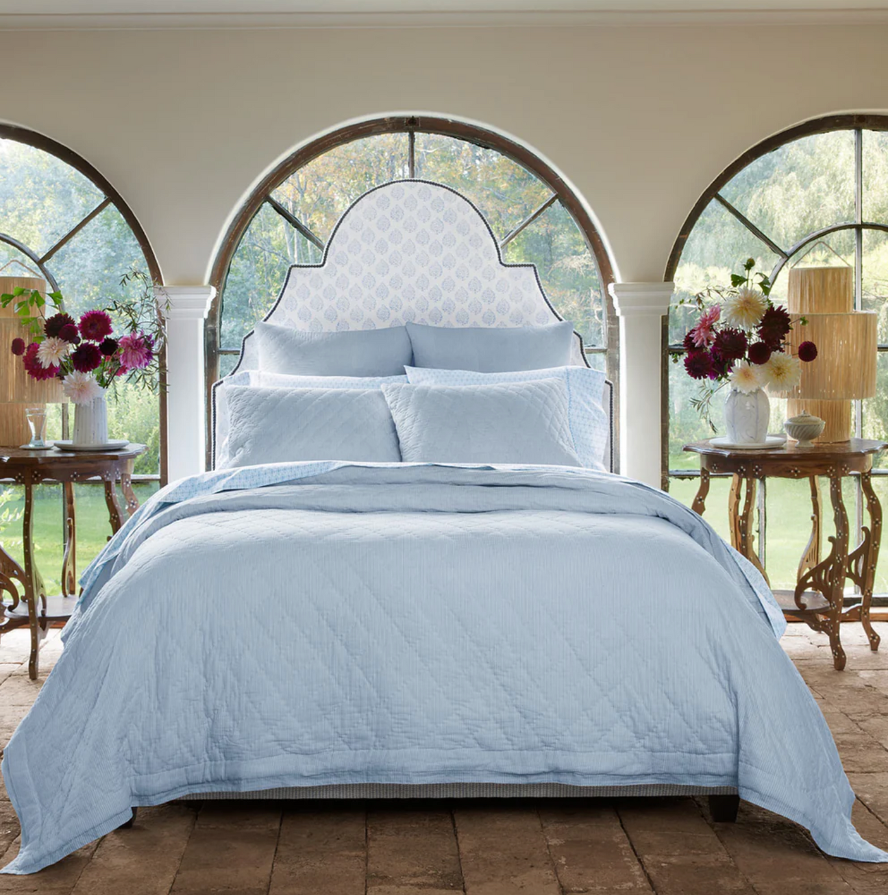 John Robshaw Nandi Light Indigo Sham