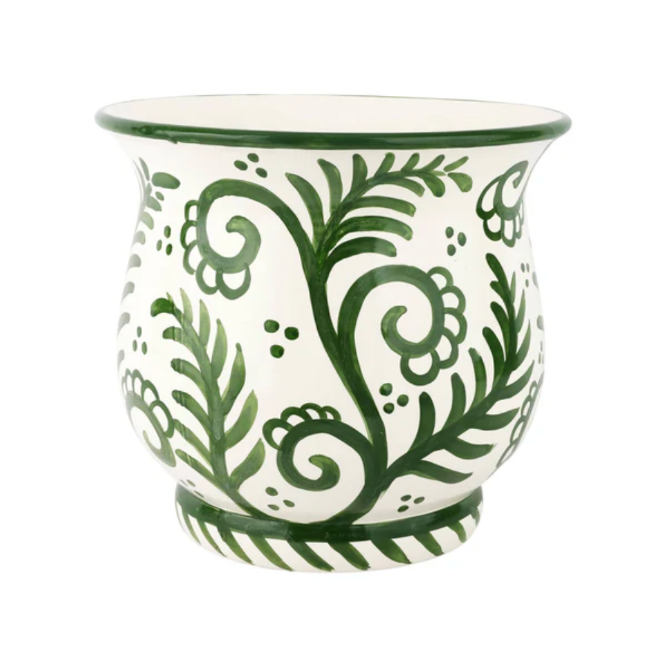 VIETRI Verde Garden Round Planter