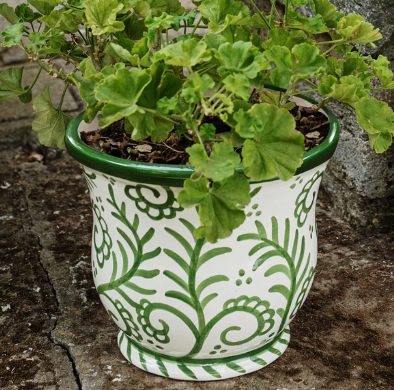 VIETRI Verde Garden Round Planter