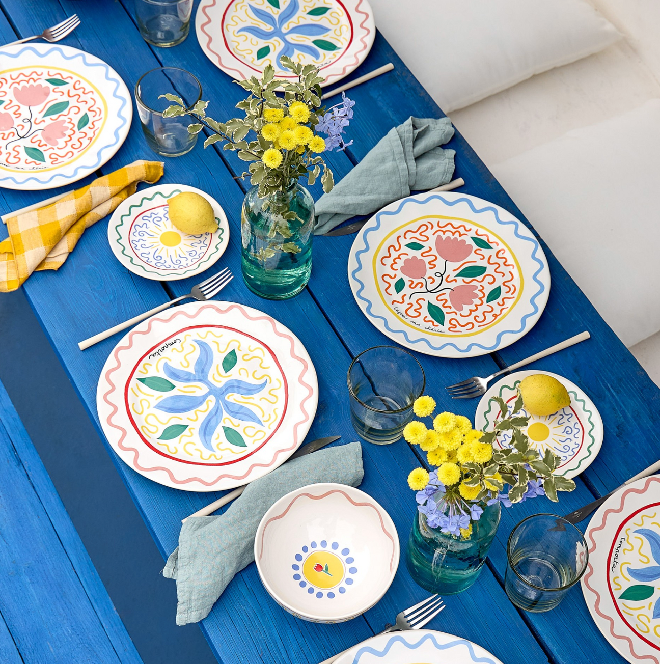 Costa Nova Summer Bliss Dinner Plate, Capri Ma Chérie