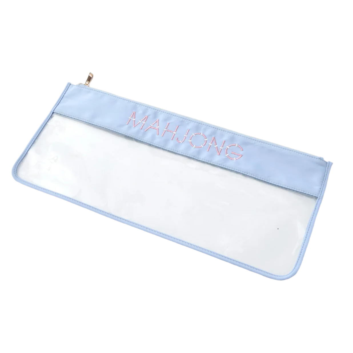 Oh My Mahjong Light Blue Bamboo Bag