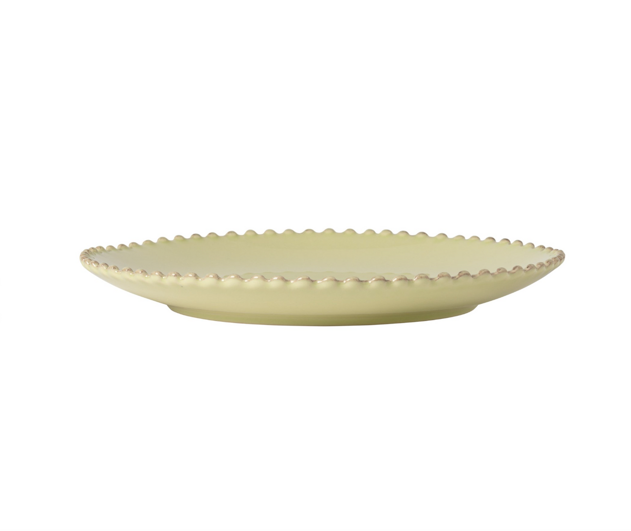Costa Nova Pearl Dinner Plate, Lily Green
