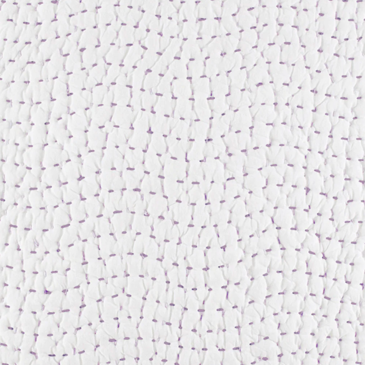 John Robshaw Organic Hand Stitched Lavender Quilt