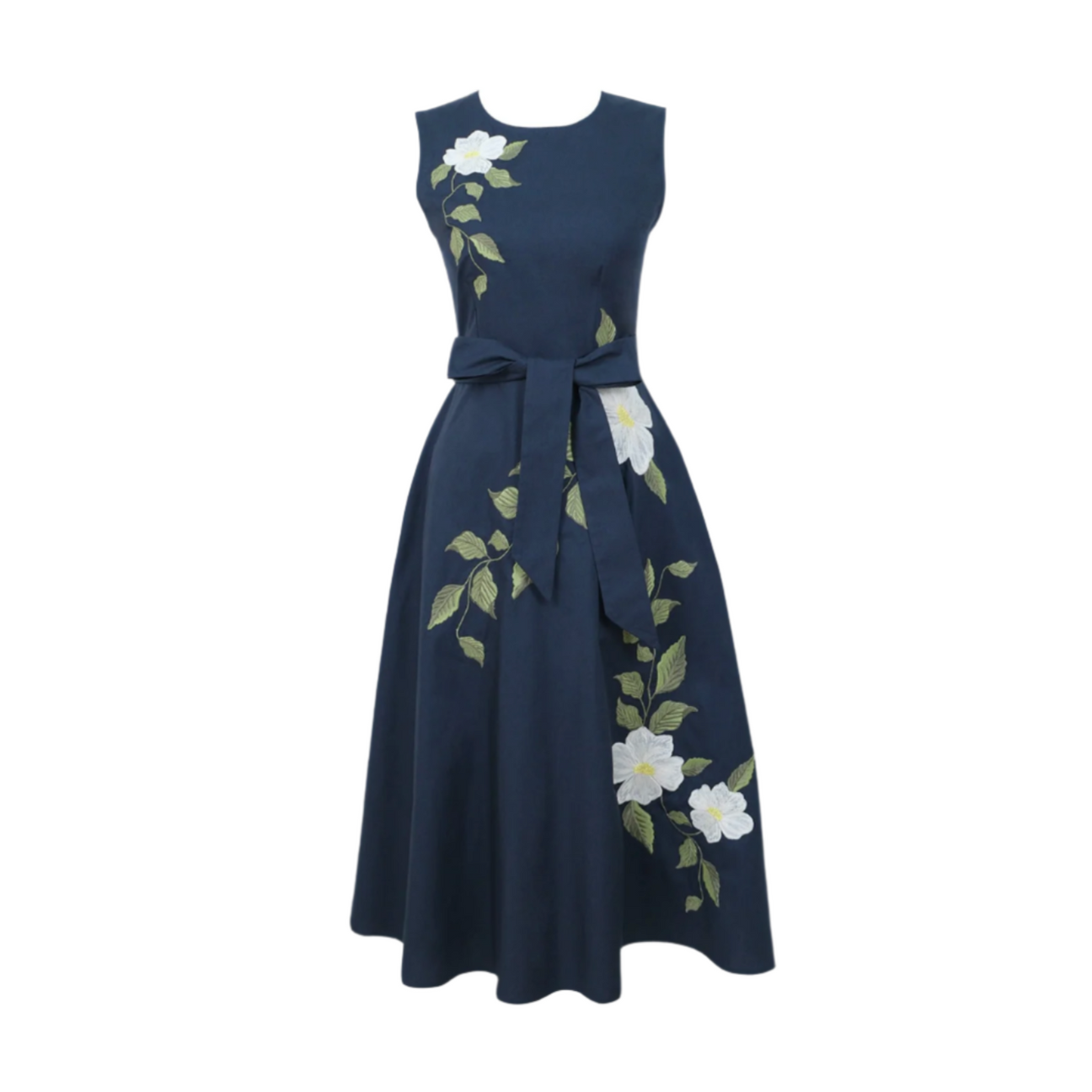 Fanm Mon Indigo Blue Magnolia Dress