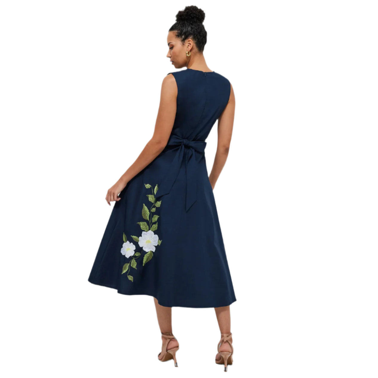 Fanm Mon Indigo Blue Magnolia Dress