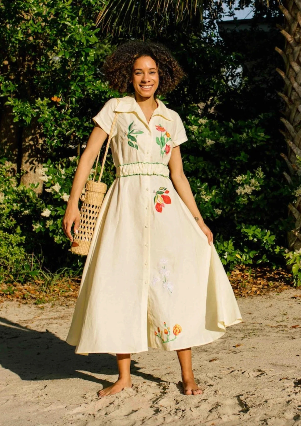 Fanm Mon Indigo Blue Jun Dress