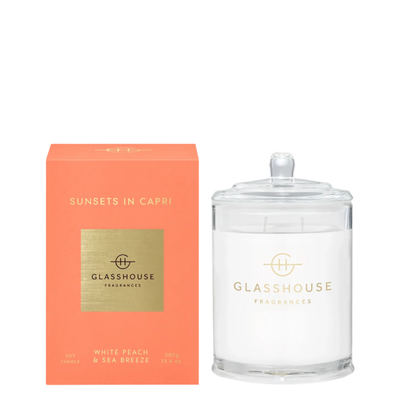 Glasshouse Sunsets in Capri Candle