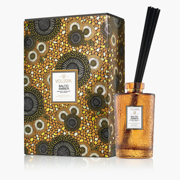 Voluspa Baltic Amber Reed Diffuser – Waiting On Martha