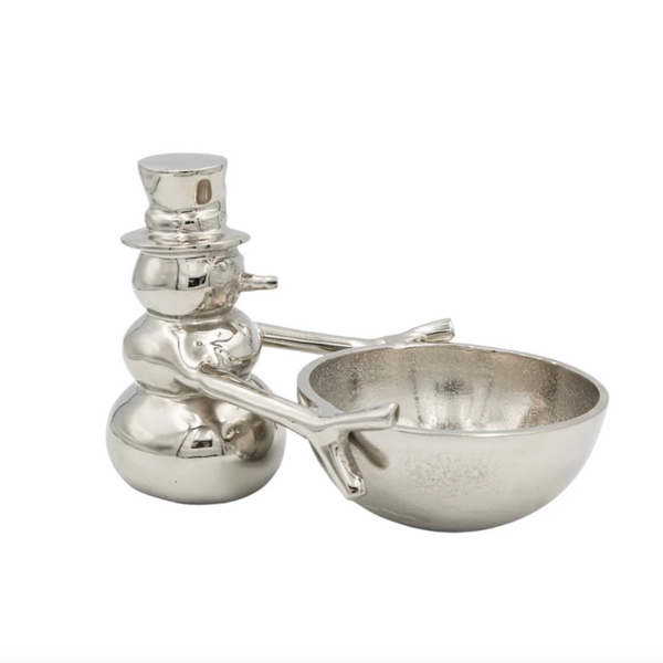 Nickel Snowman Bowl