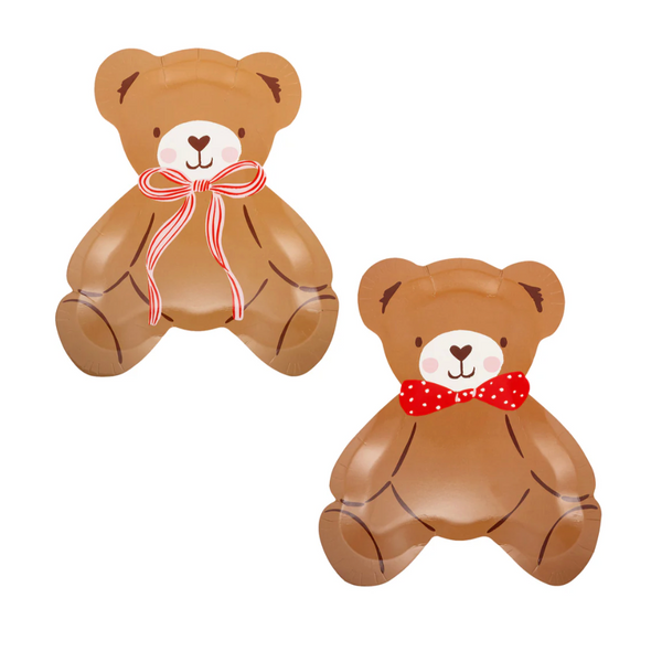 Beary Loved Teddy Bear Plates