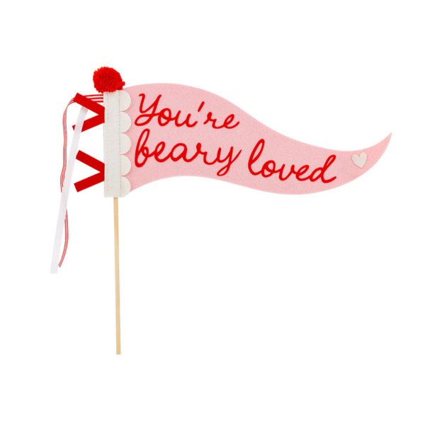 Beary Loved Felt Pennant
