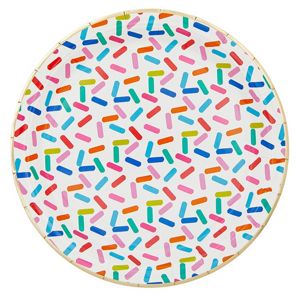 Sprinkle Paper Plates - Set of 12 – Waiting On Martha