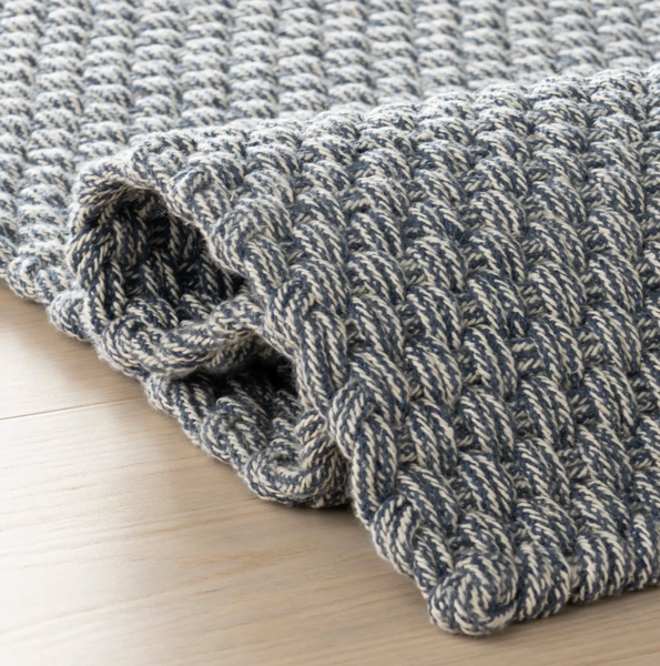 Dash & Albert Navy Bridges Rope Rug – Waiting On Martha