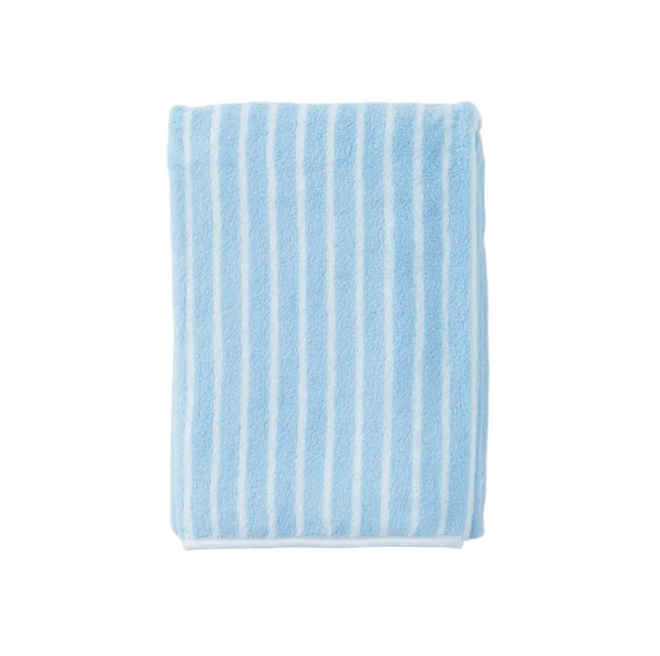 Weezie Parker Blue Stripe Bath Towel