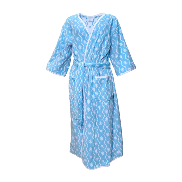 Weezie Women’s Starlight Bue Bell Sleeve Plush Robe