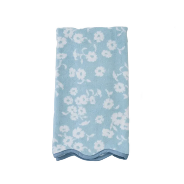 Weezie Sea Glass Margot Scallop Hand Towel