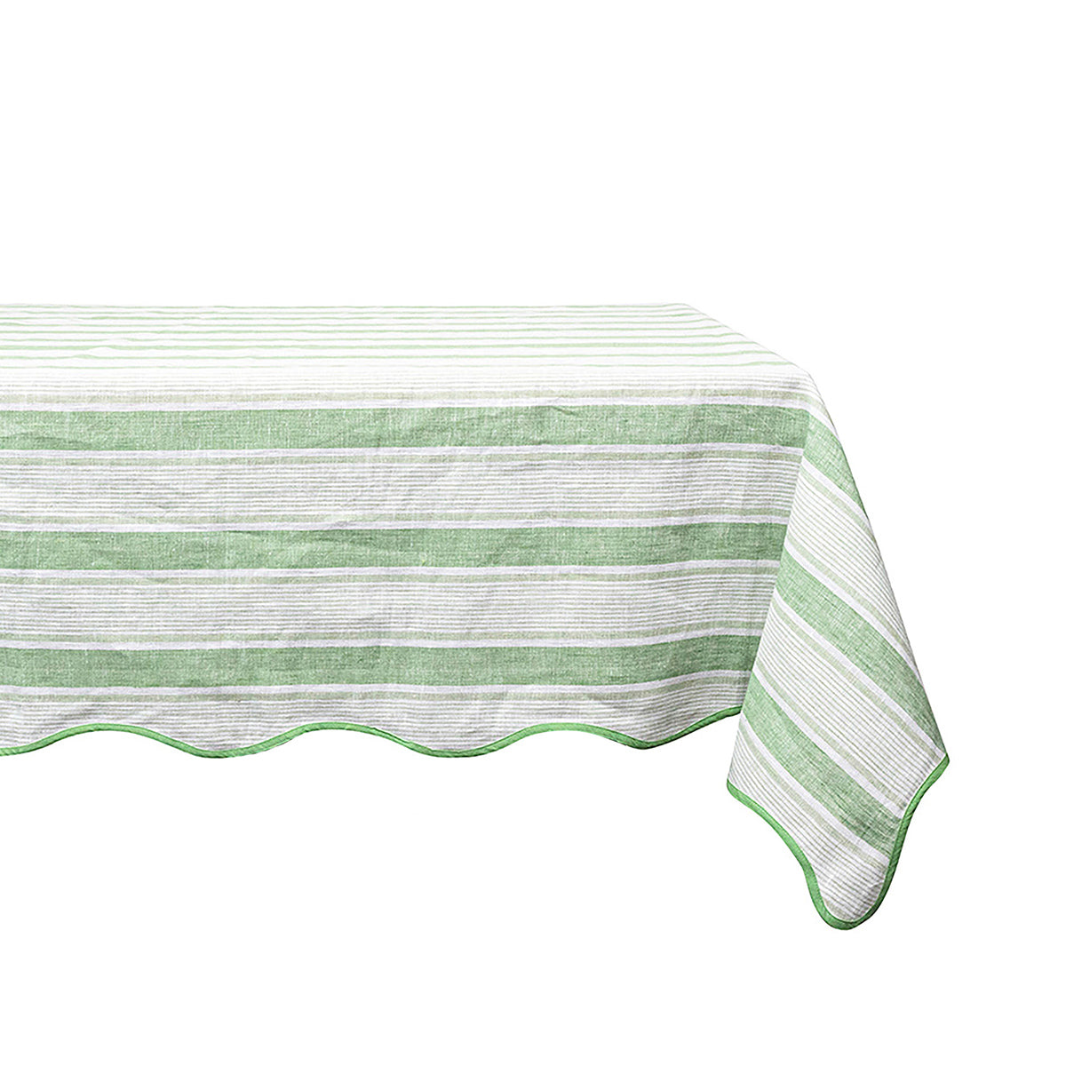 Juliska Cabana Stripe Tablecloth - Seagrass