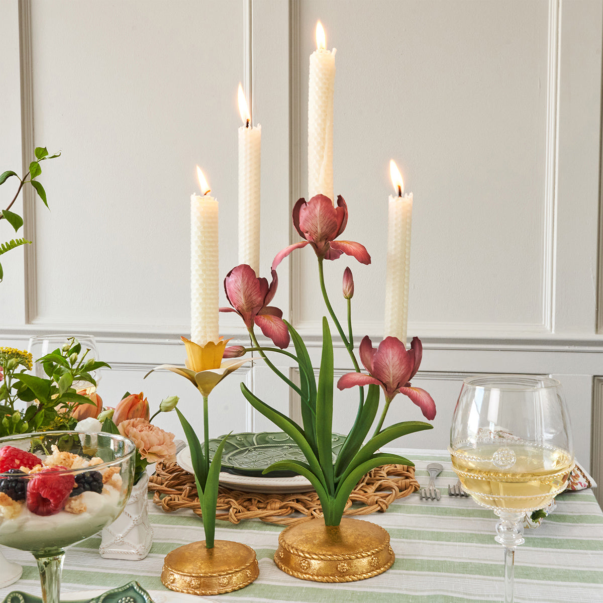 Juliska Meadow Walk Daffodil Candlestick
